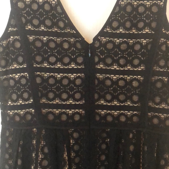Loft Dress Black and Tan Size 6 - Picture 4 of 4